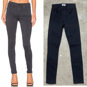 AGOLDE Jeans Sophie High Rise Skinny In Aura Black Women’s Size 24